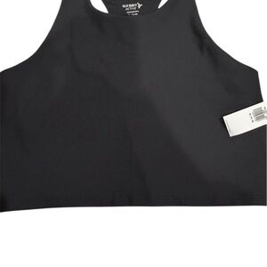 Old Navy Black Racerback Sports Bra